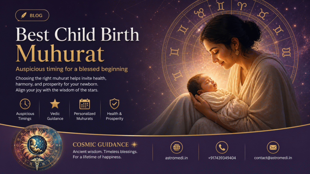 What is child birth muhurat